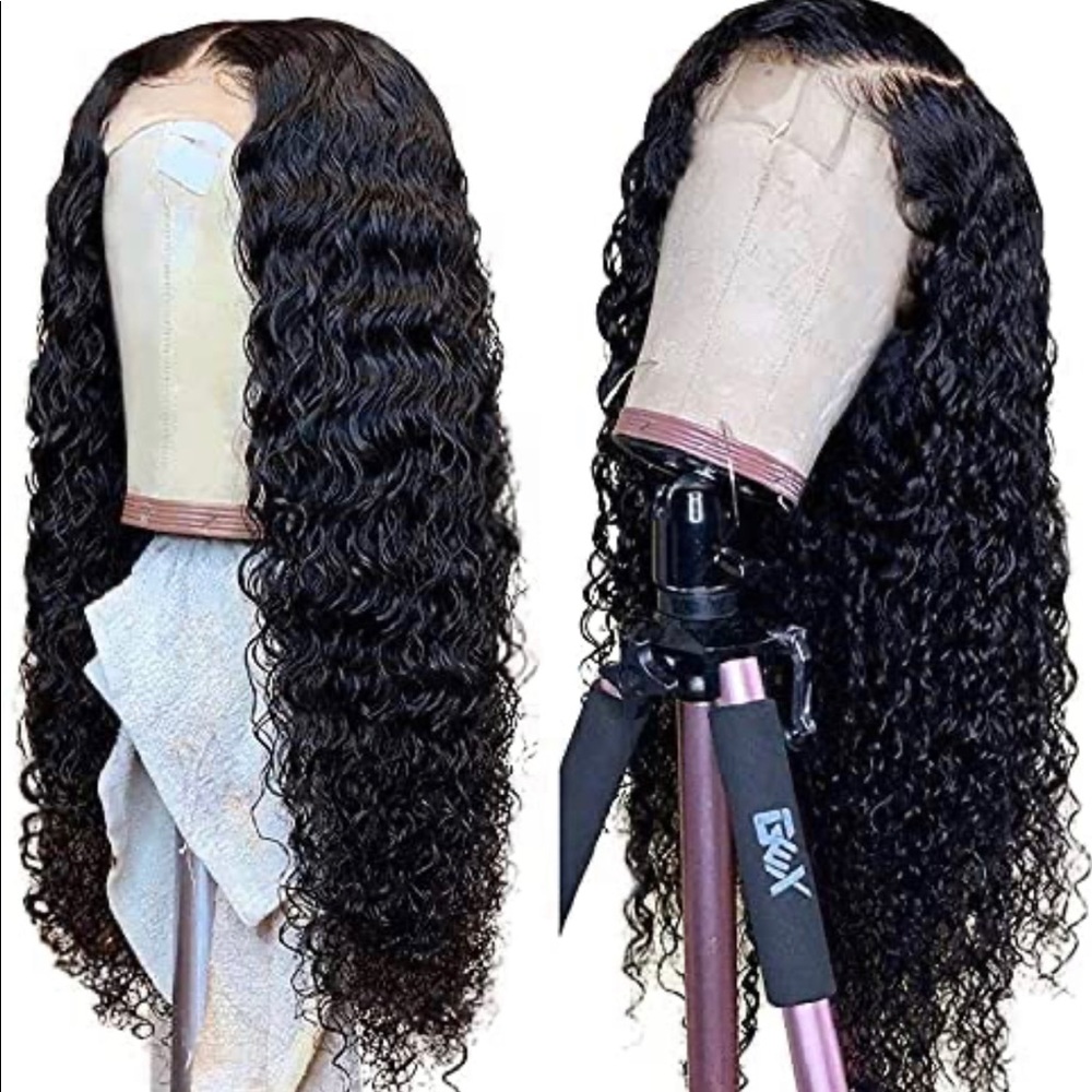 28 inch virgin kinky curly wig